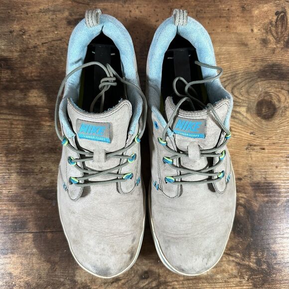 Size 7.5 - Nike Lunar Adapt Duet Sport Golf Gray Green White Womens 652527-300 - Picture 2 of 7